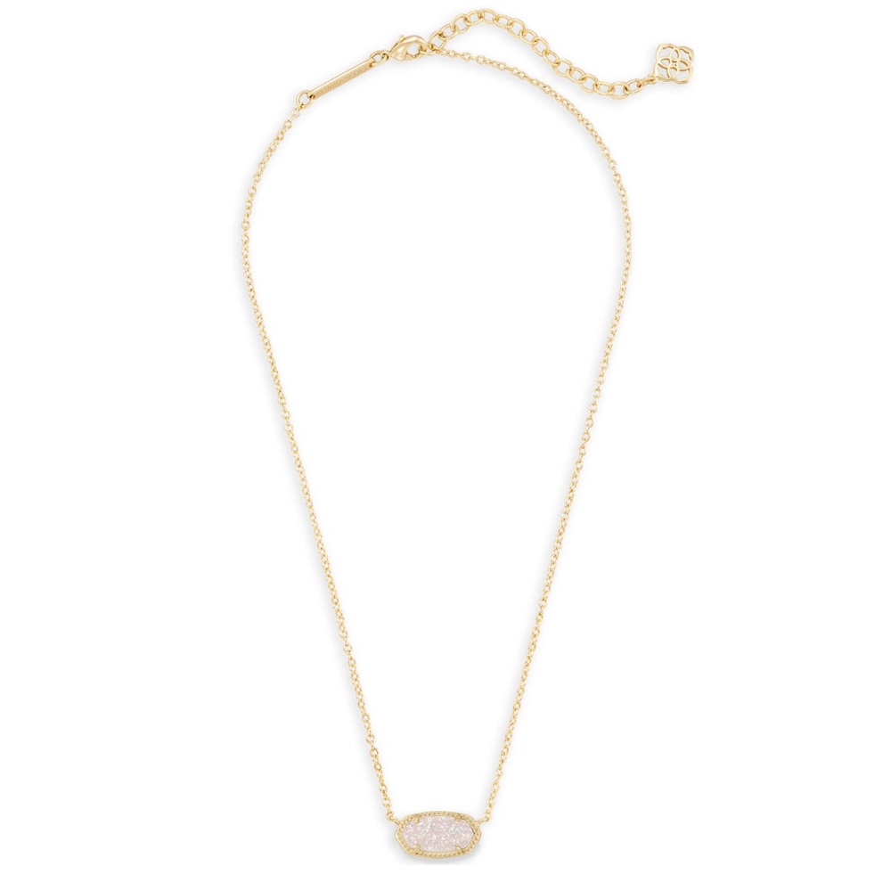 Kendra Scott Iridescent Drusy necklace